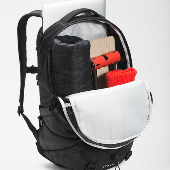 NEW!!! The North Face 28L Borealis Black Patch FlexVent Backpack - Picture 5 of 7